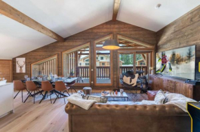 4 bedroom duplex with large balcony and parking Megève